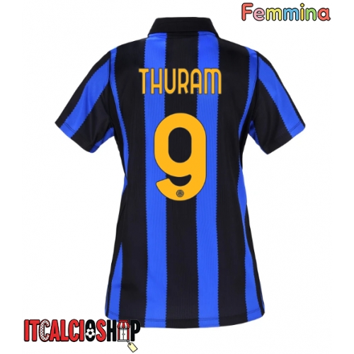 Inter Milan Marcus Thuram #9 Prima Maglia Femmina 2026-27 Manica Corta